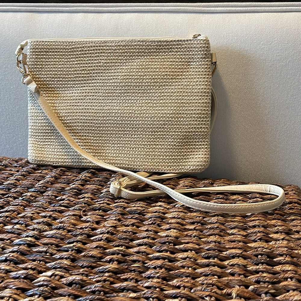Embroidered Tropical Purse (crossbody / shoulder / clutch) - Picture 3 of 4